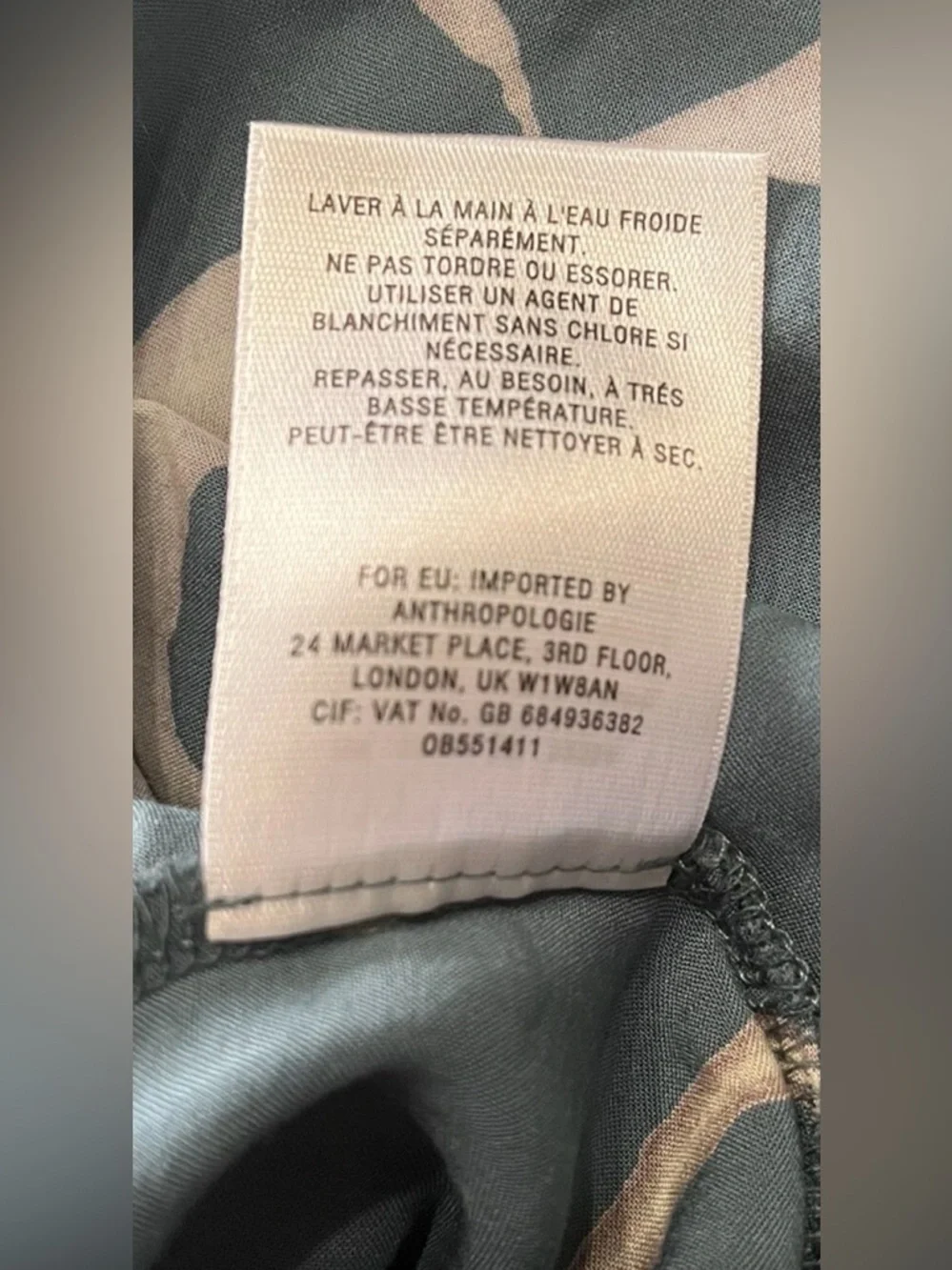 New Anthropologie Akemi + Kin  Light Streaks T-Shirt Top, Blue, Size XS - Picture 6 of 6